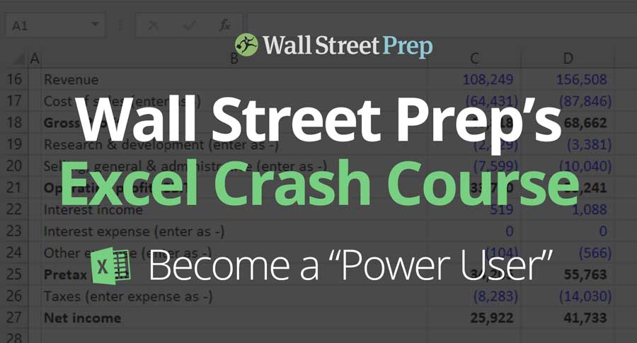 Wallstreetprep – Excel Crash Course