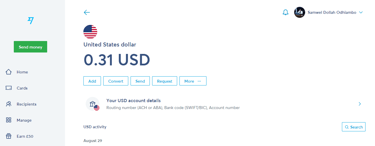 How To Create US Bank Account Using Wise (For Non-US) 6 Capture 3